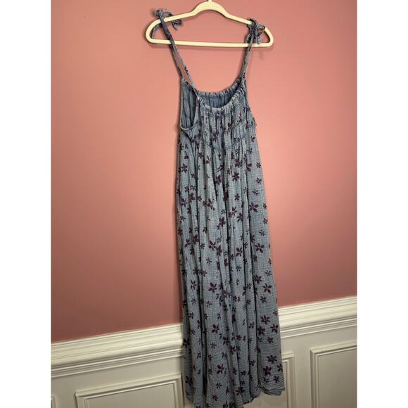 Free People Lavender and Blue Floral Maxi Dress - Picture 5 of 7